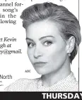  ?? ABC ?? Portia de Rossi stars as Elizabeth North in “Scandal” tonight at 9 on ABC.