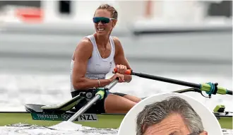  ?? ?? Rower Emma Twigg is also in The Athletes’ Co-operative, which is cochaired by Mahe Drysdale, below.
