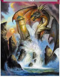  ??  ?? dragon’s ring “This piece from 2009 is a benchmark painting of the way I love creating art.”