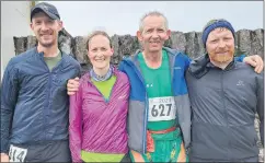  ?? ?? Kevin Lenihan, Mary Louise Ryan, Tom Blackburn and Robert Cunningham in Millstreet last Sunday.