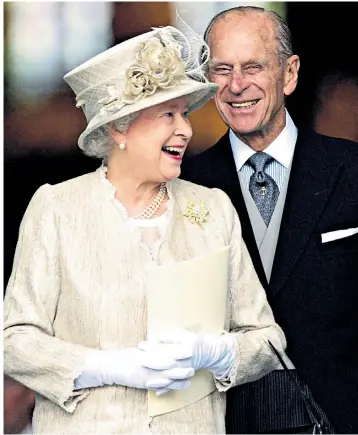  ??  ?? Wry sense of humour: Prince Philip has constantly been seen by the Queen’s side. Right, he still loves carriage riding, even at 96