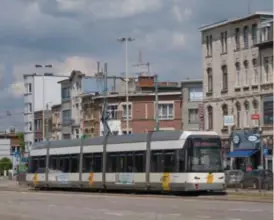  ?? FOTO JORIS HERREGODS ?? Het zal ook nog even duren voor tram 12 weer door Antwerpen rijdt.