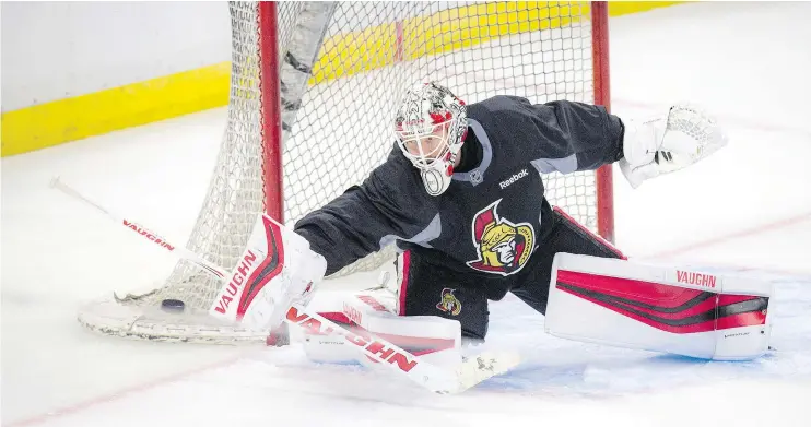  ?? — POSTMEDIA NEWS FILES ?? The Los Angeles Kings’ interest in goaltender Andrew Hammond has cooled off completely, though the Kings are still in need of some short-term depth.