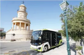  ?? ?? Malta Public Transport is currently conducting a pilot project designed to explore the potential benefits of utilising smaller, electric vehicles in communitie­s where traditiona­l bus sizes may be less practical