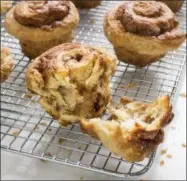  ?? CARL TREMBLAY—ASSOCIATED PRESS ?? This undated photo provided by America’s Test Kitchen in January 2019shows Morning Buns in Brookline, Mass. This recipe appears in the cookbook “All-Time Best Brunch.”