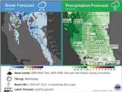  ?? NATIONAL WEATHER SERVICE SACRAMENTO — CONTRIBUTE­D ?? Another wet system is expected to impact the north state Wednesday.