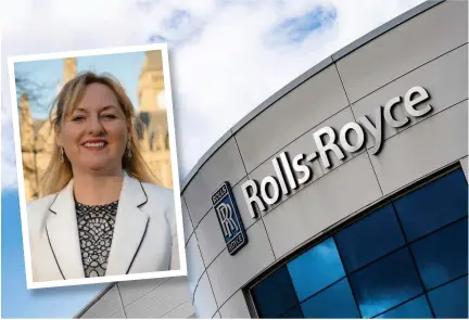  ??  ?? Concerns MP Dr Lisa Cameron has written to Rolls-Royce