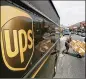  ?? FILE ?? UPS, based in Sandy Springs, says it expects to add 100,000 jobs for the holiday season.