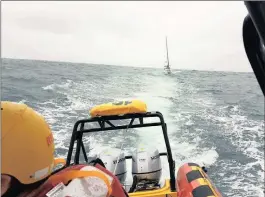  ?? PICTURE: SUPPLIED ?? The yacht Zazu is towed by the NSRI to Richards Bay harbour.