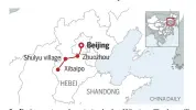  ?? ?? Left: A new travel route includes Xibaipo, Shulyu village and Zhuozhou Railway Station in Hebei province, as well as Qinghuayua­n Railway Station, the Summer Palace and Shuangqing Villa in Beijing.
