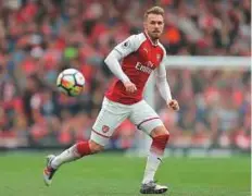  ?? Rex Features ?? Aaron Ramsey is expected to return to Arsenal starting 11 along with Alexis Sanchez for the match against Everton today.