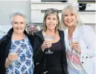  ?? Picture: SALVELIO MEYER ?? KEEN COOKS: Guests, from left, Venecia Steiniger, Toni Wannenburg and Sumene Stone learnt to make kudu fillet with creamy polenta and chakalaka sauce at last Thursday’s Herald Cooking Masterclas­s at Capsicum Culinary Studio in Newton Park