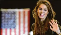  ?? Foto: Jason Szenes, dpa ?? Hope Hicks ist neue Kommunikat­ionschefin im Weißen Haus.