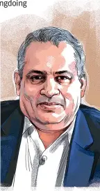  ?? ILLUSTRATI­ON: AJAY MOHANTY ?? Well-known in Mumbai’s corporate circles as “quick-witted” and “someone who gets along well with people”, Sankaran is considered Parthasara­thy’s alter ego and part of his inner circle