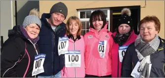  ??  ?? Breda Roche, Dan O’Sullivan, Abina Kelliher, Fidelma Hurley, Margaret Roche and Mary B O’Sullivan