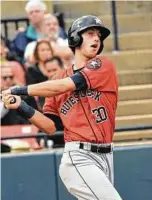  ?? Courtesy Buies Creek Astros ?? Top Astros prospect Kyle Tucker shined at Buies Creek before his call-up to Corpus Christi.