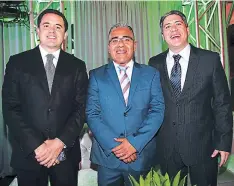  ?? FOTOS: JIMMY ARGUETA ?? Óscar Melara, Aldo Cantón y Leonidas Rosa.