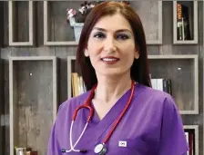  ?? ?? Cyprus Turkish Medical Associatio­n (KTTB) head, Dr Özlem Gürkut
