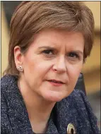  ??  ?? ‘DOOMED CASE’: First Minister Nicola Sturgeon is under increasing pressure