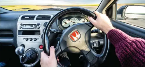  ??  ?? Top: Manual shift was a perfect match for the Honda engine