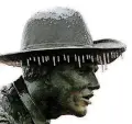  ?? [PHOTO BY JIM
BECKEL, THE
OKLAHOMAN] ?? Icicles form on hats and
faces of the bronze sculptures
that are part of The Centennial
Land Run Monument on Saturday.