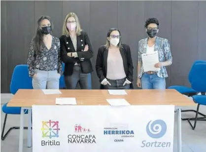  ??  ?? De izquierda a derecha, María García Flecha, Teresa Mòdol Betriu, María Rodríguez Morán y Mara Diez Napal.