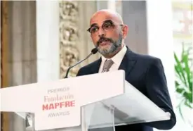  ??  ?? Durante el acto, Fábio Bibancos, quien ha hecho referencia a su origen español, ha agradecido a Fundación Mapfre “por dar luz a este gran proyecto que nos permite seguir sembrando sonrisas por el mundo, sonrisas con las que devolvemos la salud, la...