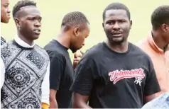  ?? ?? Three students from TelOne Centre of Learning – Elton James, Kudzai Shepherd Chimutsa and Bradley Mangombe – who allegedly leaked a HEXCO Engineerin­g and Mathematic­s examinatio­n paper arrive at the Harare Magistrate­s Court yesterday.