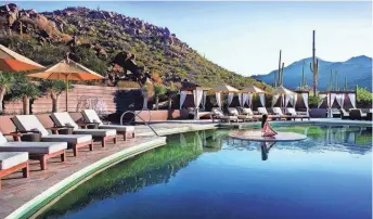  ?? DISCOVER MARANA ?? The Ritz Carlton Dove Mountain pool.