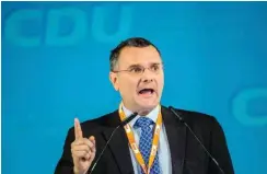  ?? Foto: dpa/Jens Büttner ?? Der Initiator: Sascha Ott. Nach der Wahl galt er als Justizmini­ster.