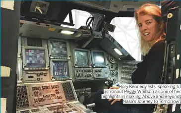  ??  ?? Rory Kennedy lists speaking to astronaut Peggy Whitson as one of her highlights in making ‘Above and Beyond: Nasa’s Journey to Tomorrow’.