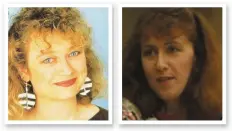  ??  ?? Pippa-gate: The original Pippa, Vanessa Downing (left) was miraculous­ly replaced by Debra Lawrance (right)