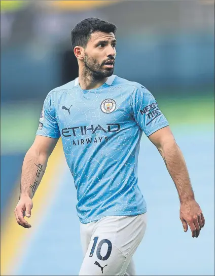  ?? FOTO: GETTY ?? Sergio ‘Kun’ Agüero, que cumplirá 33 años el 2 de junio, quiere cerrar su etapa de 10 años en el City ganando la Champions League