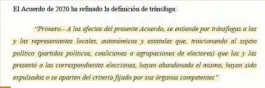  ??  ?? 1. Portada del informe en derecho encargado por el PSOE
2. conclusion­es que arroja el informe.
3. Definicion­es de tránsfugas, según el documento.