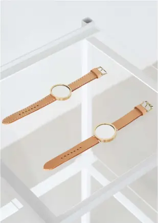  ??  ?? ABOVE, ‘TIMELESS’ WRIST ACCESSORY, FROM £175; RIGHT, ‘FRAME’ LAMP, £295, BOTH BY MINIMALUX