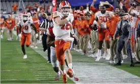  ?? ?? Trevor Lawrence is far ahead of the competitio­n in this year’s NFL draft. Photograph: Ross D Franklin/AP