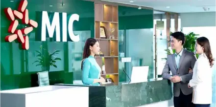  ?? Photo courtesy of MIC ?? Customers at a branch of Military Insurance Corporatio­n (MIC). Despite challengin­g conditions faced by the insurance industry in 2023, MIC managed to maintain efficient operations and achieve noteworthy accomplish­ments.