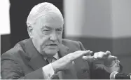  ?? JIM WELLS / POSTMEDIA NEWS ?? Conrad Black’s donations to the Liberal and Conservati­ve parties violate rules against foreign contributi­ons.