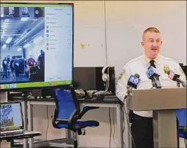  ?? Paul Buckowski / Times Union ?? Schenectad­y Police Chief Eric Clifford says his department is taking a very methodical approach to talking about changes. “We’re not just changing things for the sake of changing them,” Clifford says.