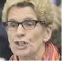  ??  ?? Kathleen Wynne