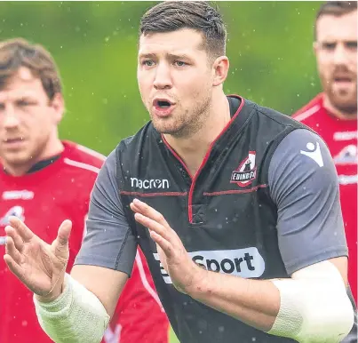  ?? SNS. ?? Grant Gilchrist has been replaced as captain by Magnus Bradbury – but the big lock still plans to be a leader on the pitch as Edinburgh look forward to their PRO14 home opener.