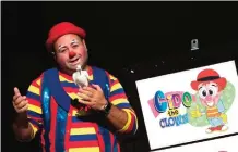  ??  ?? Cyrus Zaveih, also known as Cido the Clown, poses for a photo. — AP photos