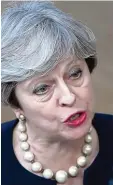  ?? Foto: Emmanuel Dunand, afp ?? Theresa May: Wie lange kann sie sich noch halten?