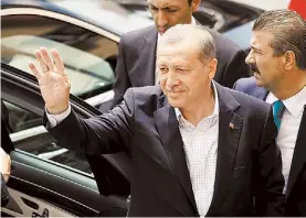  ?? AP ?? Duro. El presidente de Turquía, Recep Tayyip Erdogan, en junio.