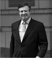  ?? ASSOCIATED PRESS ?? IN THIS MAY 23 FILE PHOTO, Paul Manafort, President Donald Trump’s former campaign chairman, leaves the Federal District Court after a hearing in Washington.