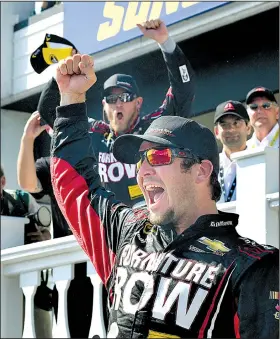  ?? AP file photo ?? Martin Truex Jr., who has four victories and 18 stage victories this season, leads the NASCAR Monster Energy Cup standings entering Sunday’s opening race of the playoffs at Chicagolan­d Speedway in Joilet, Ill.