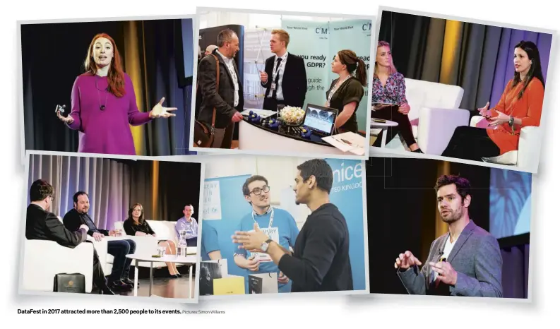  ?? Pictures: Simon Williams ?? Datafest in 2017 attracted more than 2,500 people to its events.