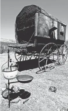  ?? KERRICK JAMES ?? It was spring water, not minerals, that first brought settlers to tiny Shakespear­e, N. M., near the Arizona border.