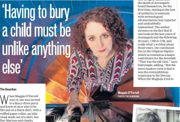  ?? PHOTO: THE GUARDIAN ?? Maggie O’Farrell