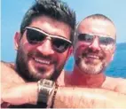  ??  ?? Fadi Fawaz on holiday with the star